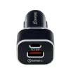 Автомобільний зарядний пристрій Grand-X (1хTypeC, 1хUSB3.1) PD 3.0, QС 3.0, AFC, FCP 36W Black (CH-29) - 3