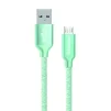 Кабель ColorWay USB-MicroUSB, 1м Mint (CW-CBUM002-MT) - 1