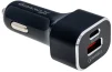 Автомобільний зарядний пристрій Grand-X (1хTypeC, 1хUSB3.1) PD 3.0, QС 3.0, AFC, FCP 36W Black (CH-29) - 1