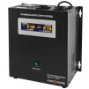 Источник бесперебойного питания LogicPower LPY-W-PSW-2500VA+(1800Вт)10A/20A, Lin.int., AVR, 2 x евро, USB, LCD, металл - 1