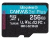 Карта пам`яті MicroSDXC 256GB UHS-I/U3 Class 10 Kingston Canvas Go! Plus R170/W90MB/s (SDCG3/256GBSP) - 1