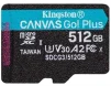 Карта памяти MicroSDXC 512GB UHS-I/U3 Class 10 Kingston Canvas Go! Plus R170/W90MB/s (SDCG3/512GBSP) - 1