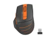 Мышка беспроводная A4Tech FG30S Orange/Black USB - 1