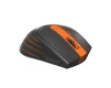 Мышка беспроводная A4Tech FG30S Orange/Black USB - 5