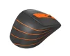 Мышка беспроводная A4Tech FG30S Orange/Black USB - 7