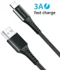 Кабель Grand-X USB-USB Type-C, 3A, 1.2м, Fast Сharge, Black (FC-12B) - 2