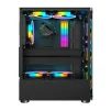 Корпус 1stPlayer Rainbow V2-A-4R1 Color LED Black без БП - 3