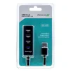 Концентратор Grand-X Travel GH-409, 1хUSB3.0+3хUSB2.0, Black - 3