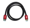 Кабель Atcom HDMI - HDMI V 2.0 (M/M), 4K, 2 м, чорний/червоний (24942) пакет - 1