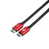 Кабель Atcom HDMI - HDMI V 2.0 (M/M), 4K, 2 м, чорний/червоний (24942) пакет - 2