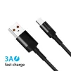 Кабель Grand-X USB-USB Type-C, 3A, Cu, 1м, Fast Сharge, Black (FC-03) - 5