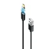 Кабель Grand-X USB-microUSB, магнітний, 1м, Black (MG-01M) - 3