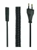 Кабель живлення Cablexpert (PC-C1-VDE-1.8M) CEE7/16-C7, 1.8 м, чорний (для електробритв) - 1
