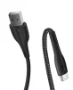 Кабель ColorWay USB-MicroUSB, 2.4А, 1м, PVC + Led, Black (CW-CBUM034-BK) - 3