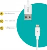 Кабель Piko CB-UL12 USB-Lightning 2м White (1283126493867) - 2