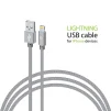 Кабель Intaleo CBGNYL2 USB-Lightning 2м Grey (1283126477669) - 1