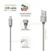 Кабель Intaleo CBGNYL1 USB-Lightning 1м Grey (1283126477652) - 2