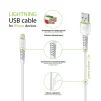 Кабель Intaleo CBFLEXL1 USB-Lightning 1.2м White (1283126487460) - 2