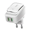 Сетевое зарядное устройство для Intaleo TCL242 (2USB, 2.4A) White (1283126481130) - 1