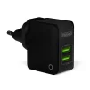 Мережевий зарядний пристрій Intaleo TCA242 (2USB, 2.4A) Black (1283126491733) - 1