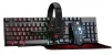 Комплект (клавиатура, мышка) Piko GX200 Black (1283126489808) + гарнитура, коврик - 1