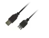 Кабель Piko (1283126474118) USB 2.0 AM-AF, 3м, Black - 1