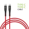 Кабель Intaleo CBRNYTT1 USB Type-C-USB Type-C 1.2м Red (1283126504112) - 1