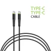 Кабель Intaleo CBFLEXTT0 USB Type-C-USB Type-C 0.2м Black (1283126559495) - 1