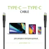 Кабель Intaleo CBFLEXTT0 USB Type-C-USB Type-C 0.2м Black (1283126559495) - 3
