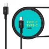 Кабель Piko CB-TT11 USB Type-C-USB Type-C 1.2м Black (1283126504105) - 1