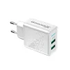 Сетевое зарядное устройство для Grand-X (2xUSB 3.1А) White (CH-60W) - 1