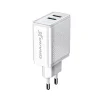Сетевое зарядное устройство для Grand-X (2xUSB 3.1А) White (CH-60W) - 2