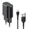 Сетевое зарядное устройство для Grand-X (1xUSB 2.1А) Black (CH-17BL) - 1