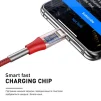 Кабель Luxe Cube Armored USB-Lightning, 1м, червоний (8886668686099) - 3