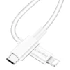Кабель ColorWay USB-C-Lightning, 3.0А, 1м, White (CW-CBPDCL032-WH) - 4