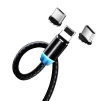 Кабель ColorWay Magnetic USB-Lightning/MicroUSB/USB-C, 2.4А, 1м, Black (CW-CBUU020-BK) - 2