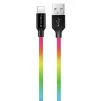 Кабель ColorWay USB-Lightning, 2.4А, 1м, Multicolor (CW-CBUL016-MC) - 1