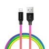 Кабель ColorWay USB-Lightning, 2.4А, 1м, Multicolor (CW-CBUL016-MC) - 2
