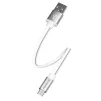 Кабель ColorWay USB-MicroUSB, 0.25м White (CW-CBUM-MUM25W) - 7