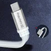 Кабель ColorWay USB-USB Type-C, 0.25м White (CW-CBUC001-WH) - 2