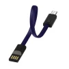 Кабель ColorWay USB-microUSB, 2.4А, 0.22м, Blue (CW-CBUM022-BL) - 3