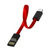 Кабель ColorWay USB-microUSB, 2.4А, 0.22м, Red (CW-CBUM022-RD) - 3