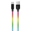 Кабель ColorWay USB-microUSB, 2.4А, 1м, Multicolor (CW-CBUM017-MC) - 2