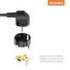 Фильтр питания СolorWay (CW-CHE64B) 6 розеток, 4xUSB, 2м, Black - 6