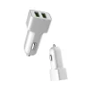 Автомобільний зарядний пристрій ColorWay (2USBх2.4A) AutoID White (CW-CHA009-WT) - 5
