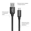 Кабель ColorWay USB-USB-C, 2м Black (CW-CBUC008-BK) - 2