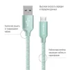 Кабель ColorWay USB-MicroUSB, 2.4А, 2м Mint (CW-CBUM009-MT) - 2