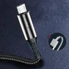 Кабель ColorWay USB-MicroUSB, 2.4А, 1м, Zinc Alloy + Led, Black (CW-CBUM035-BK) - 8