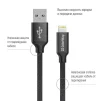 Кабель ColorWay USB-Lihgtning, 2.4А, 2м, Black (CW-CBUL007-BK) - 2