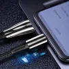 Кабель ColorWay USB-Lightning, 2.4А, 1м, Zinc Alloy + Led, Black (CW-CBUL035-BK) - 5